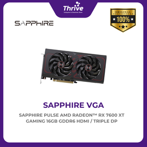 SAPPHIRE PULSE AMD RADEON™ RX 7600 XT GAMING 16GB GDDR6 HDMI / TRIPLE DP