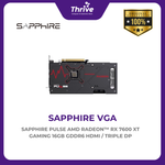 Load image into Gallery viewer, SAPPHIRE PULSE AMD RADEON™ RX 7600 XT GAMING 16GB GDDR6 HDMI / TRIPLE DP
