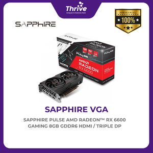 SAPPHIRE PULSE AMD RADEON™ RX 6600 GAMING 8GB GDDR6 HDMI / TRIPLE DP