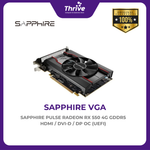 Load image into Gallery viewer, SAPPHIRE PULSE RADEON RX 550 4G GDDR5 HDMI / DVI-D / DP OC (UEFI)
