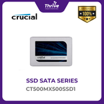 Load image into Gallery viewer, 500GB Crucial® MX500 SATA 2.5” 7mm (with 9.5mm adapter) SSD
