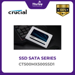 Load image into Gallery viewer, 500GB Crucial® MX500 SATA 2.5” 7mm (with 9.5mm adapter) SSD
