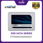 Load image into Gallery viewer, 1TB Crucial® MX500 SATA 2.5” 7mm (with 9.5mm adapter) SSD
