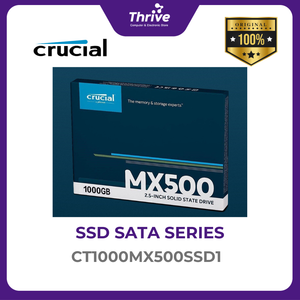 1TB Crucial® MX500 SATA 2.5” 7mm (with 9.5mm adapter) SSD