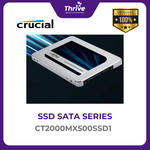 Load image into Gallery viewer, 2TB Crucial® MX500 SATA 2.5” 7mm (with 9.5mm adapter) SSD
