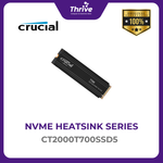 Load image into Gallery viewer, Crucial® T700 2TB PCIe Gen5 NVMe M.2 with Heatsink Micron 232-layer TLC NAND3

