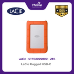 Load image into Gallery viewer, LaCie Rugged USB-C 2TB STFR2000800
