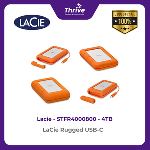 LaCie Rugged USB-C 4TB STFR4000800