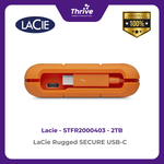 Load image into Gallery viewer, LaCie Rugged SECURE USB-C 2TB STFR2000403
