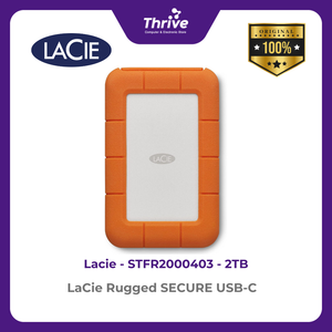 LaCie Rugged SECURE USB-C 2TB STFR2000403