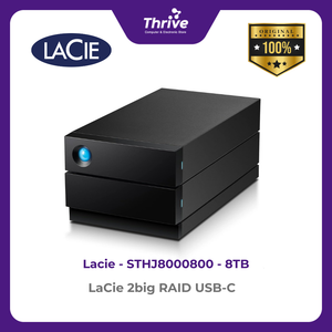 LaCie 2big RAID USB-C 8TB STHJ8000800