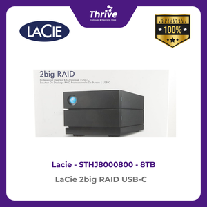 LaCie 2big RAID USB-C 8TB STHJ8000800