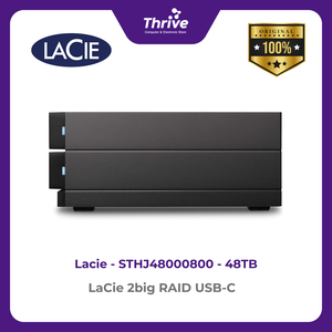 LaCie 2big RAID USB-C 48TB STHJ48000800