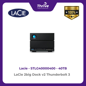 LaCie 2big Dock v2 Thunderbolt 3 40TB STLG40000400