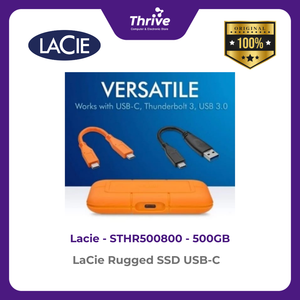 LaCie Rugged SSD USB-C 500GB STHR500800