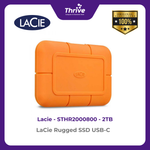 Load image into Gallery viewer, LaCie Rugged SSD USB-C 2TB STHR2000800
