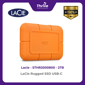 LaCie Rugged SSD USB-C 2TB STHR2000800