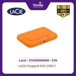 Load image into Gallery viewer, LaCie Rugged SSD USB-C 2TB STHR2000800
