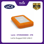 Load image into Gallery viewer, LaCie Rugged SSD USB-C 2TB STHR2000800
