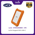 Load image into Gallery viewer, LaCie Rugged SSD USB-C 4TB STHR4000800
