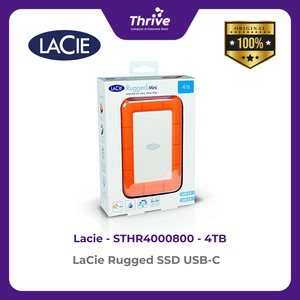 LaCie Rugged SSD USB-C 4TB STHR4000800