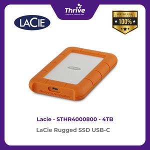 LaCie Rugged SSD USB-C 4TB STHR4000800