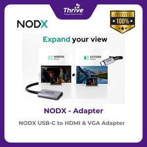 NODX USB-C to HDMI & VGA Adapter - A07010