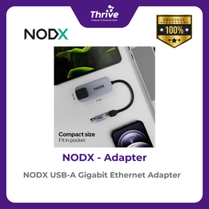 NODX USB-A Gigabit Ethernet Adapter - A03010