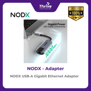 NODX USB-A Gigabit Ethernet Adapter - A03010