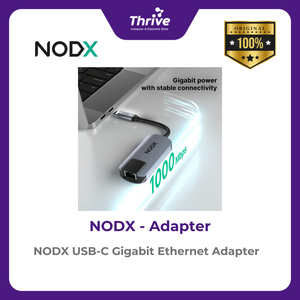 NODX USB-C Gigabit Ethernet Adapter - A03020