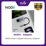 Load image into Gallery viewer, NODX USB-C Gigabit Ethernet Adapter - A03020
