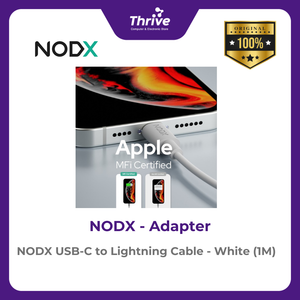 NODX USB-C to Lightning Cable - White (1M) - K02011