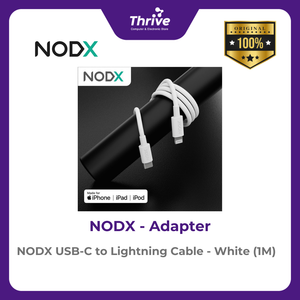 NODX USB-C to Lightning Cable - White (1M) - K02011