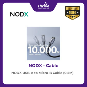 NODX USB-A to Micro-B Cable (0.5M) - P03005