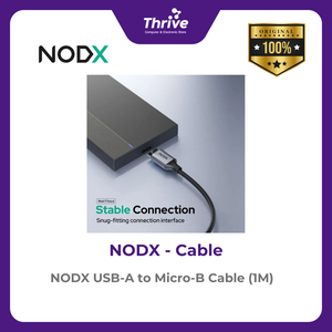 NODX USB-A to Micro-B Cable (1M) - P03010