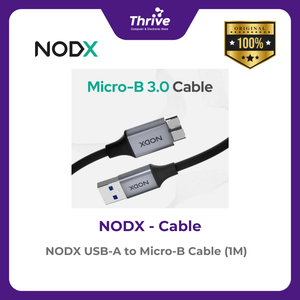 NODX USB-A to Micro-B Cable (1M) - P03010