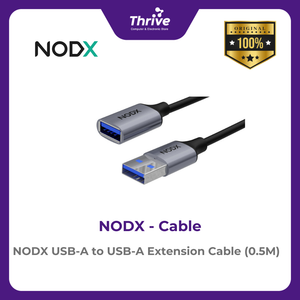 NODX USB-A to USB-A Extension Cable (0.5M) - P01005