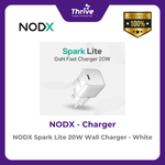 Load image into Gallery viewer, NODX Spark Lite 20W Wall Charger - White - C20011
