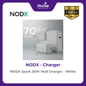 NODX Spark 30W Wall Charger - White - C30011