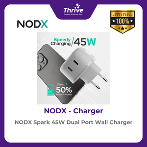 NODX Spark 45W Dual Port Wall Charger - C45012