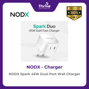 NODX Spark 45W Dual Port Wall Charger - C45012