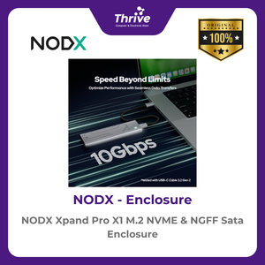 NODX Xpand Pro X1 M.2 NVME & NGFF Sata Enclosure - E02031