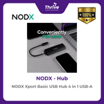 Load image into Gallery viewer, NODX Xport Basic USB Hub 4 in 1 USB-A - H02041
