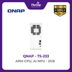 Load image into Gallery viewer, QNAP TS-233 - NAS ARM CPU, AI NPU, 2-Bay Storage Solution
