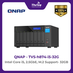 Load image into Gallery viewer, QNAP TVS-h874-i5-32G Intel Core i5, 2.5GbE, M.2 Support