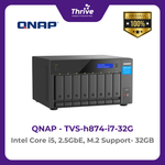 Load image into Gallery viewer, QNAP TVS-h874-i7-32G Intel Core i5, 2.5GbE, M.2 Support