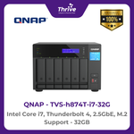 Load image into Gallery viewer, QNAP TVS-h874T-i7-32G Intel Core i7, Thunderbolt 4, 2.5GbE, M.2 Support