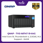 Load image into Gallery viewer, QNAP TVS-h874T-i9-64G Intel Core i9, Thunderbolt 4, 2.5GbE, M.2 Support