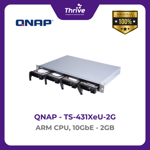 QNAP TS-431XeU-2G ARM CPU, 10GbE