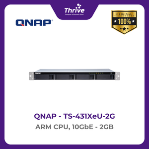 QNAP TS-431XeU-2G ARM CPU, 10GbE